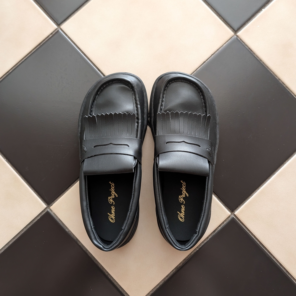 Ohne Project Luma Barefoot Loafers in Black size 37 Vegan Leather - Picture 2 of 7